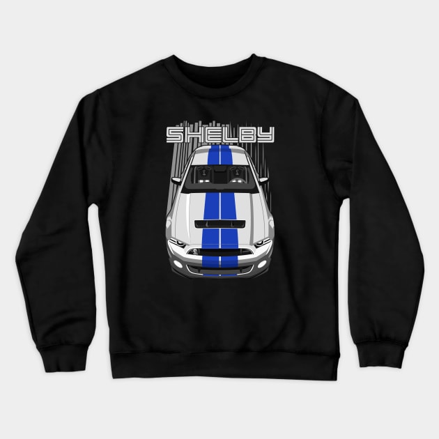 Shelby GT500 S197 - Blue lines Crewneck Sweatshirt by V8social